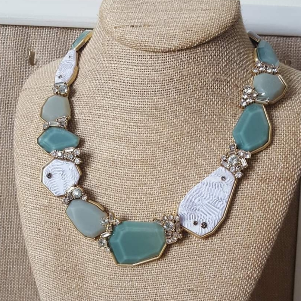 Zen garden statement necklace